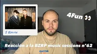 REACCIÓN A J BALVIN BZRP Music Sessions #62