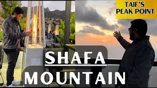 Amazing Weather in Al Shafa Mountain Taif || Best Road trip from Al Hada || Cafe Shops. #الطايف