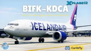 Flying in Icelandair 737MAX-8 across the Atlantic -Cold Weather OPS #verticallive