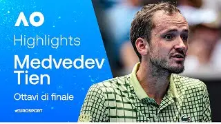 TIEN DOMINANTE! Medvedev non pu&ograve; nulla | HIGHLIGHTS | AUSTRALIAN OPEN 2026