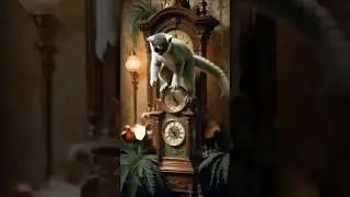 lemur grows to giant size #shorts #cute #animation