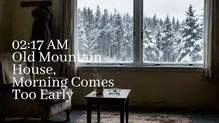 Old Mountain House, Early Daylight Outside | Melancholic Piano & Violin Ambience &mdash; 02:17 AM