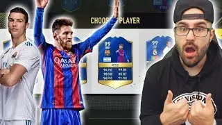 UNBELIEVABLE BARCELONA VS REAL MADRID ONLY DRAFT!! - FIFA 17 Ultimate Team Fut Draft!!