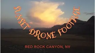 Satisfying Visuals Sunset Drone Footage Red Rock Canyon #drone #relaxingnature #meditation