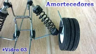 Como Fazer Amortecedor Para Carrinhos, Miniaturas e Projetos - Projeto Automodelo com Arduino
