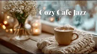 Cozy Winter Café | Candlelight & Relaxing Jazz