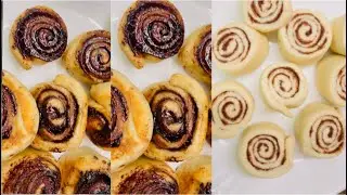 Soft chocolate roll pav without oven😍😋 | Quick and easy breakfast😋 #recipe #food15