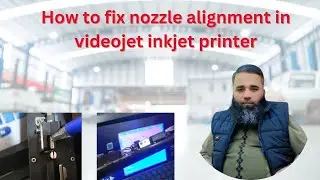 How to fix nozzle ink alignment in Videojet 1000 series&nbsp; countious inkjet Printers.