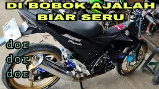 DOR DOR DOR SUARA KNALPOT SATRIA FU FI DI BOBOK OLEH BENGKEL SKR RACING EXHAUST CILEDUG TANGGERANG