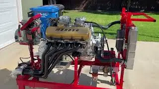427 BBC Engine Test Stand Run