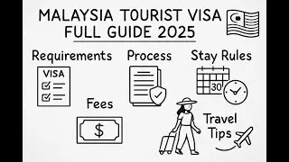 Malaysia Tourist Visa Full Guide 2025 | Requirements, Process, Fees, Stay Rules & Travel Tips |