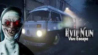 van escape from nani school || evil nun van escape