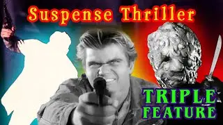 Suspense Thriller TRIPLE FEATURE⚡SATURDAY NIGHT SHOCKERS- Public Domain Horror Movie Collection