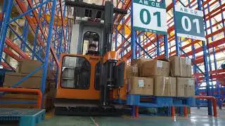 Man Up Electric Swing Reach Truck（Magnetic Guidance ）