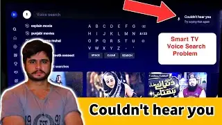 Samsung Smart Tv Youtube Voice Search Not Working||Couldn't Hear You Try Saying That Again