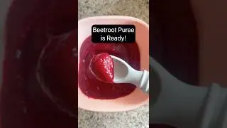 🌱 Beetroot Puree for Babies | Iron-Rich First Food for 6+ Months 👶✨