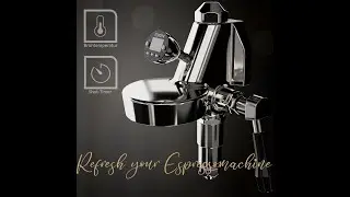 World's first thermometer to measure the brewing temperature with shot timer for the E61 group