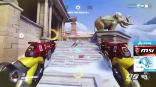 Overwatch C9 Surefour Playing Sick Game As Tracer With 46 Elims