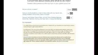 Ebola Triage Tool by SnapDx
