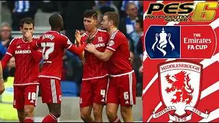 #PES6 PREMIER LEAGUE Y DEBUT EN LA FA CUP | LIGA MASTER CON MIDDLESBROUGH (TEMPORADA 2: CAPITULO #2)