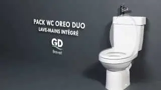 GODART - Pack WC avec lave mains OREO DUO