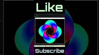 Spiraling Symphony: 🔥A Python Art Masterpiece  #PythonArt #TurtleGraphics #SpiralingSymphony #shorts