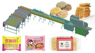 Multi-function Horizontal Pillow Bag Noodles Feeding Packing Line Flow Wrapping Packaging Machine