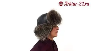 Шапка из енота №4