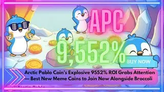Arctic Pablo Coin&rsquo;s Explosive 9552% ROI Grabs Attention &mdash; Best New Meme Coins to Join Now #APC