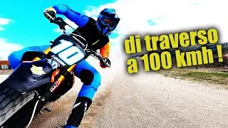 HO INSEGNATO A GUIDARE LA MOTO DA FLAT TRACK A LORY BART