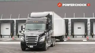 GMR Safety | POWERCHOCK 5 - Safety sequence of wheel restraint system equipped with ergonomic arm