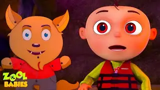 Zool Babies In A Halloween Cave Song And More | Nursery Rhymes For Kids | Zool Babies Songs