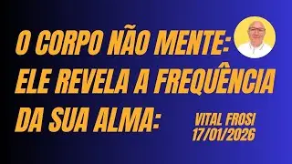 O corpo n&atilde;o mente: Ele revela a frequ&ecirc;ncia da sua alma: &Aacute;udio Vital Frosi, 17/01/2026: