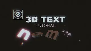 Instructions For Making 3D TEXT, INTRO 3D in NODE VIDEO ( Free Project File ) | NODE VIDEO