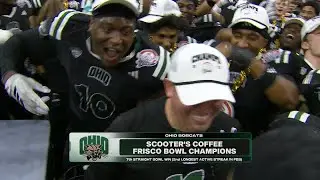 Ohio Bobcats players chant 'HIRE HAUSER' after Frisco Bowl win | ESPN College Football