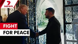 Peace in Ukraine closer than ever, according to Trump, but issues remain | 7NEWS