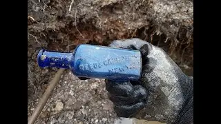 Cobalt Medicine Found Bottle Digging