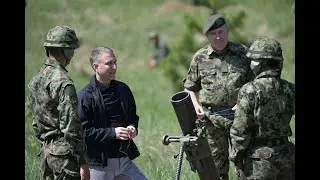 Ministar Stefanović prisustvovao obuci i gađanju na Pasuljanskim livadama
