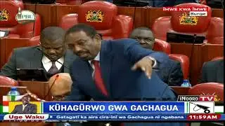 Mũmbunge Makali wa Kitui C. gũkua na DP Rigathi mbunge-inĩ e wa mbere kũmũtetera