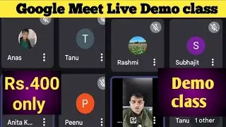 Demo class | Daily live google meet practice class #dailyenglishpracticeclass #spokenenglish