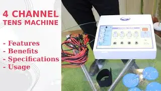 4 Channel Tens Machine - ARG 715 | Features, Benefits, Specification & Usage | @ARGHealthcare