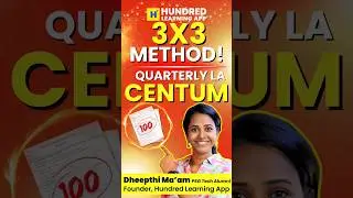 3x3 Method Quarterly la Centum #startingvidafinishingisimportant #12thlevel#quarterlyexam#11th #10th