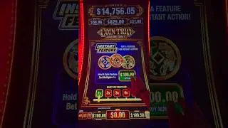 BUY BONUS on Coin Trio 🪙 #casino #slotmachine #bonus #slots #slot #jackpot #gamble #shorts #buybonus