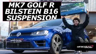Verkline equipped MK7R back for BILSTEIN B16 coilovers