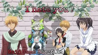 I hate you! {Maid Sama Kurzfilm} (Baddies Lovestory)