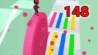 Layers Roll - Level 148 - New Level New Update Gameplay Walkthrough iOS, Android