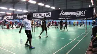 Mugunthen and mooghillen double semi final game.