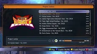 Student Select - Ver. 2K25 - Project Justice OST (Capcom Fighting Collection 2)