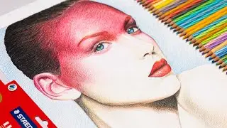 HOW TO USE COLORED PENCIL - Guide for Beginners | Realistic Portrait drawing | Artography Studio