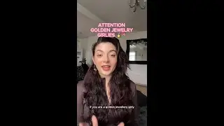 📢 PSA for all the golden jewelry girlies! 📢